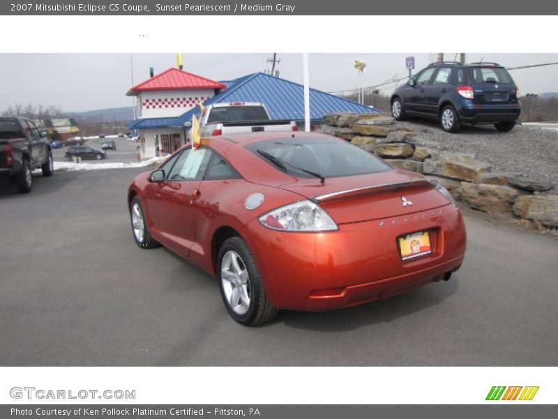 Sunset Pearlescent / Medium Gray 2007 Mitsubishi Eclipse GS Coupe