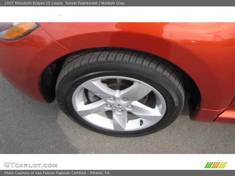 Sunset Pearlescent / Medium Gray 2007 Mitsubishi Eclipse GS Coupe