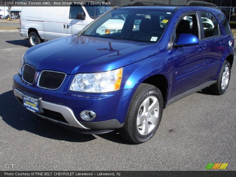 Blue Streak Metallic / Ebony Black 2006 Pontiac Torrent AWD