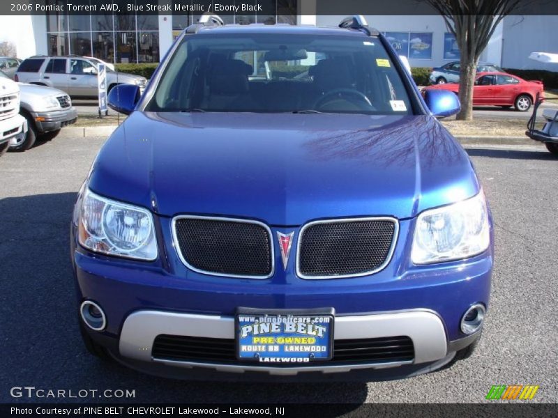 Blue Streak Metallic / Ebony Black 2006 Pontiac Torrent AWD