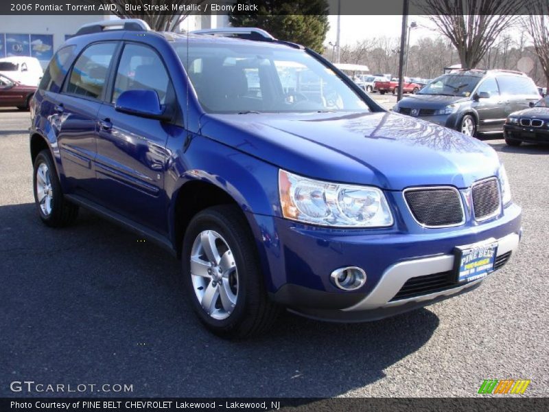 Blue Streak Metallic / Ebony Black 2006 Pontiac Torrent AWD