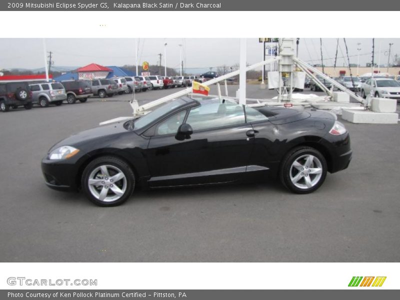Kalapana Black Satin / Dark Charcoal 2009 Mitsubishi Eclipse Spyder GS