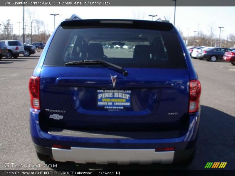 Blue Streak Metallic / Ebony Black 2006 Pontiac Torrent AWD
