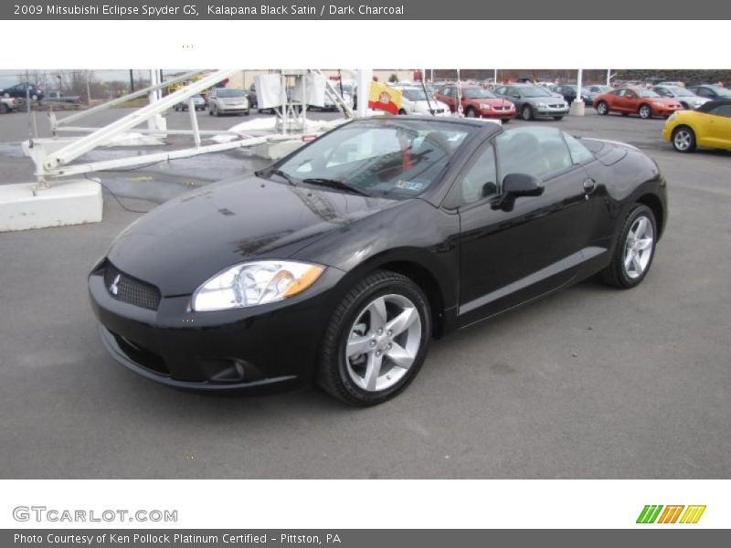 Kalapana Black Satin / Dark Charcoal 2009 Mitsubishi Eclipse Spyder GS
