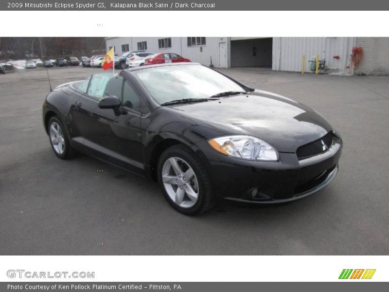 Kalapana Black Satin / Dark Charcoal 2009 Mitsubishi Eclipse Spyder GS