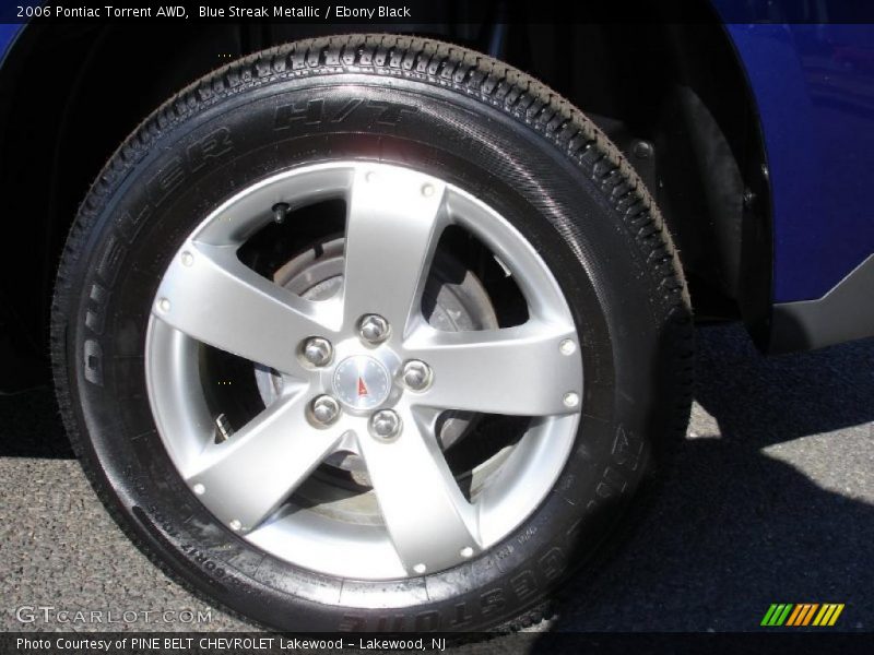 Blue Streak Metallic / Ebony Black 2006 Pontiac Torrent AWD