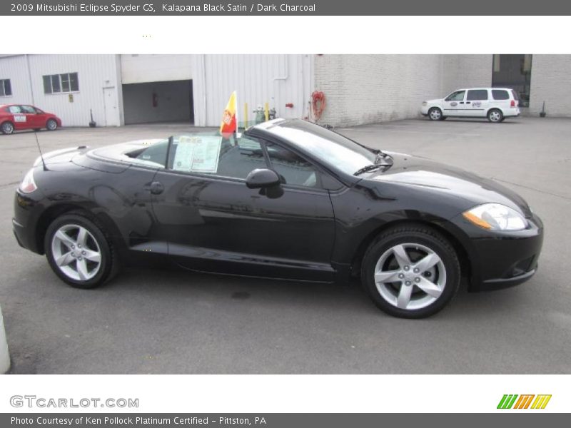 Kalapana Black Satin / Dark Charcoal 2009 Mitsubishi Eclipse Spyder GS