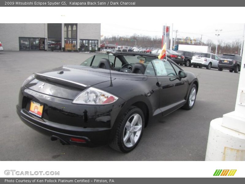 Kalapana Black Satin / Dark Charcoal 2009 Mitsubishi Eclipse Spyder GS