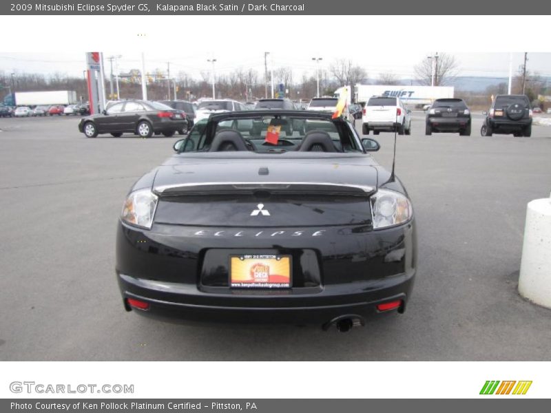 Kalapana Black Satin / Dark Charcoal 2009 Mitsubishi Eclipse Spyder GS