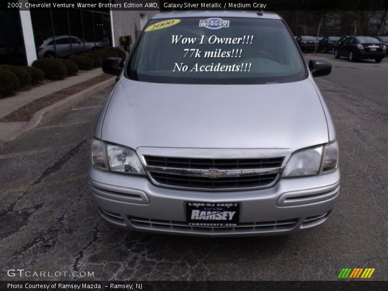 Galaxy Silver Metallic / Medium Gray 2002 Chevrolet Venture Warner Brothers Edition AWD