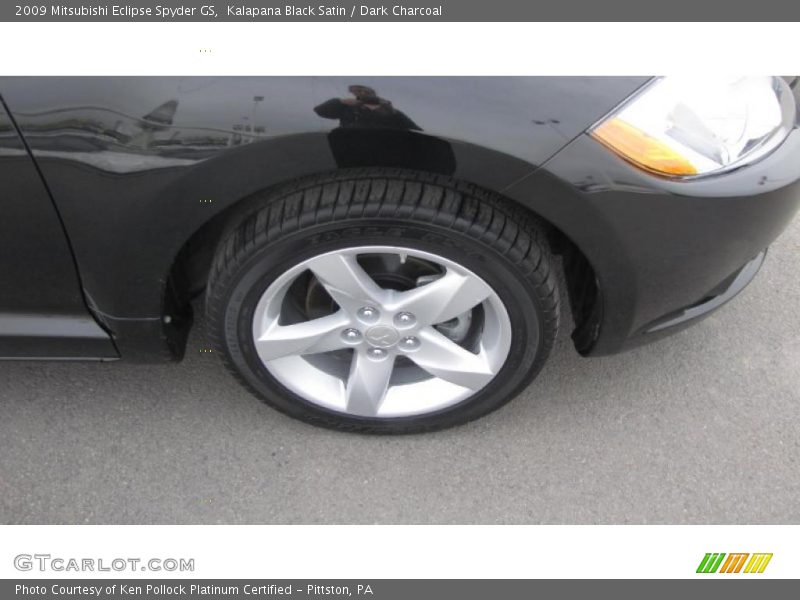 Kalapana Black Satin / Dark Charcoal 2009 Mitsubishi Eclipse Spyder GS