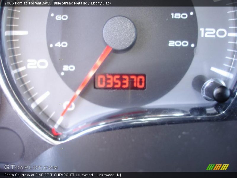 Blue Streak Metallic / Ebony Black 2006 Pontiac Torrent AWD
