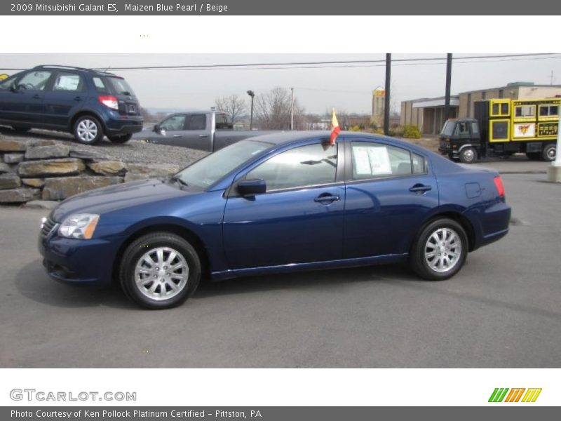 Maizen Blue Pearl / Beige 2009 Mitsubishi Galant ES