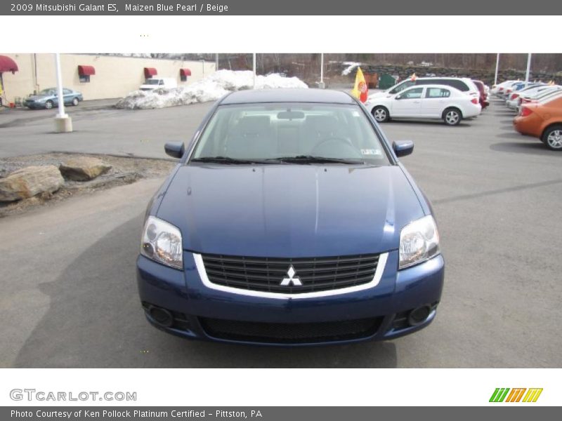 Maizen Blue Pearl / Beige 2009 Mitsubishi Galant ES