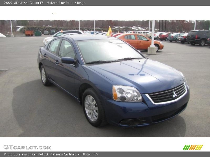 Maizen Blue Pearl / Beige 2009 Mitsubishi Galant ES