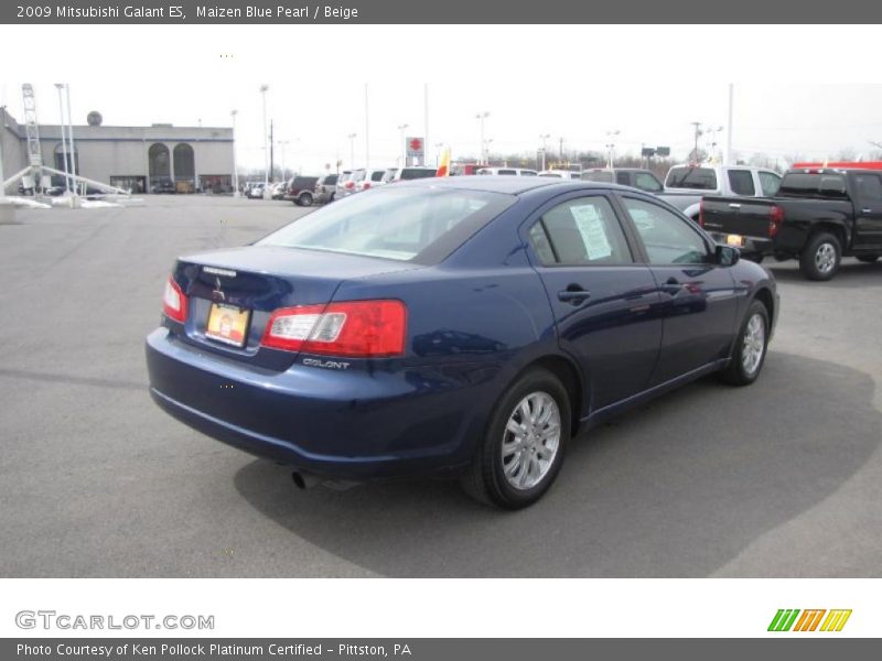 Maizen Blue Pearl / Beige 2009 Mitsubishi Galant ES