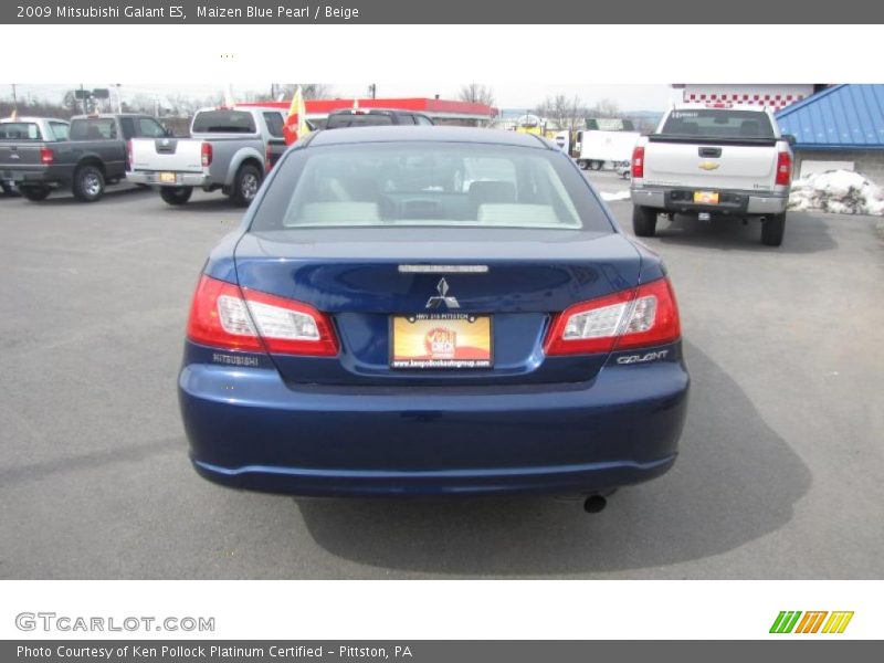 Maizen Blue Pearl / Beige 2009 Mitsubishi Galant ES