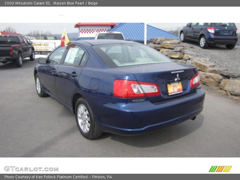 Maizen Blue Pearl / Beige 2009 Mitsubishi Galant ES
