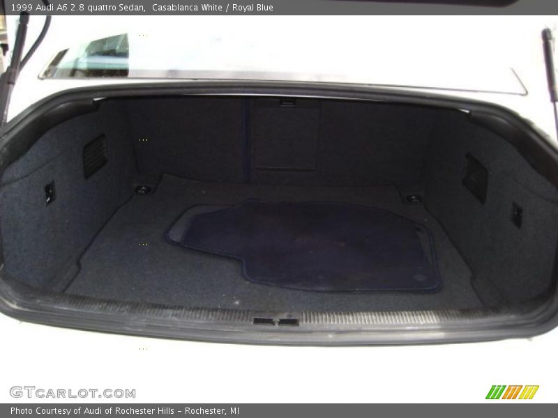 Casablanca White / Royal Blue 1999 Audi A6 2.8 quattro Sedan