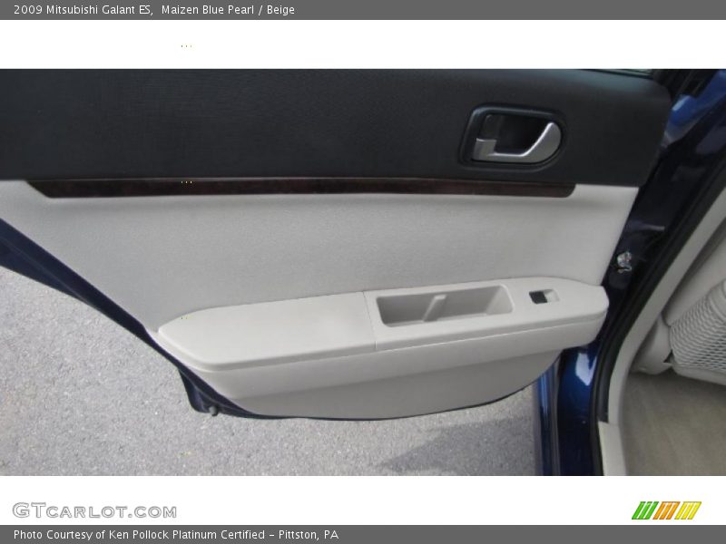 Maizen Blue Pearl / Beige 2009 Mitsubishi Galant ES
