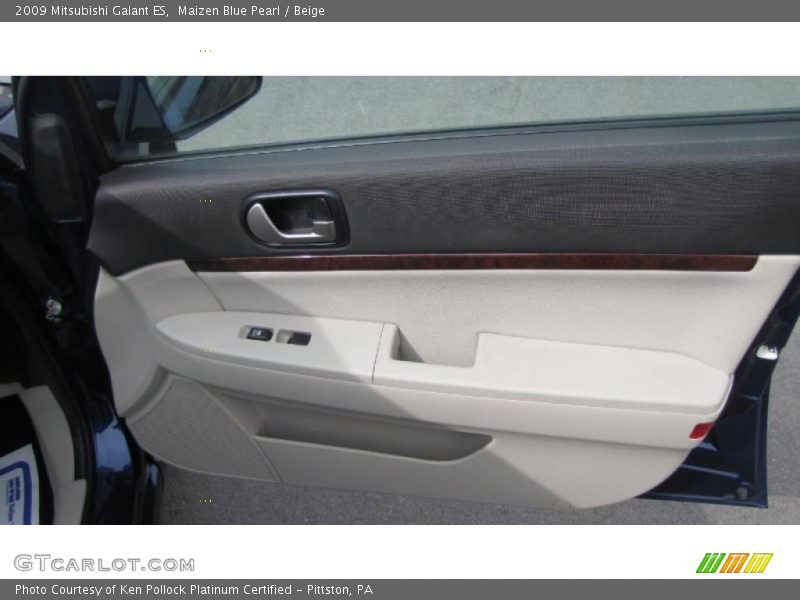 Maizen Blue Pearl / Beige 2009 Mitsubishi Galant ES