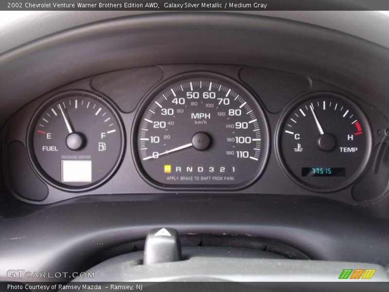 Galaxy Silver Metallic / Medium Gray 2002 Chevrolet Venture Warner Brothers Edition AWD