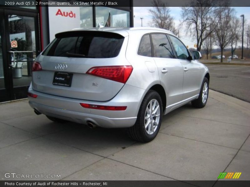 Ice Silver Metallic / Black 2009 Audi Q5 3.2 Premium quattro