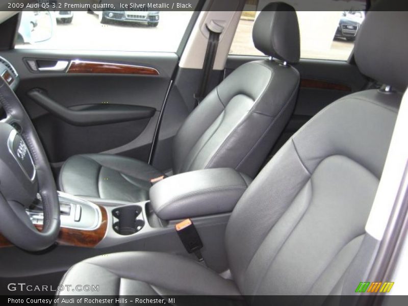 Ice Silver Metallic / Black 2009 Audi Q5 3.2 Premium quattro