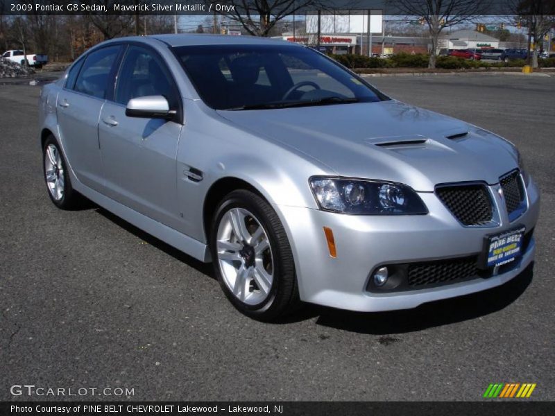 Maverick Silver Metallic / Onyx 2009 Pontiac G8 Sedan