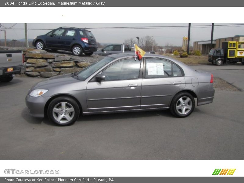 Magnesium Metallic / Gray 2004 Honda Civic EX Sedan