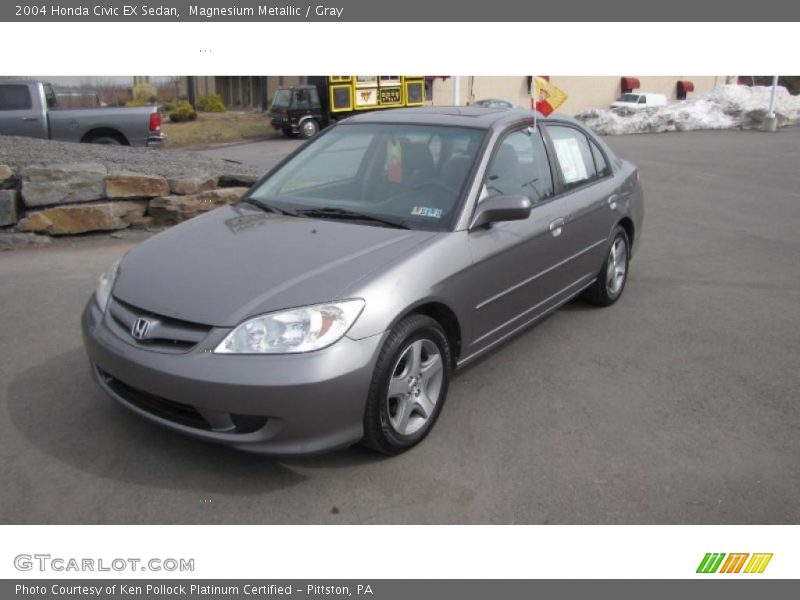 Magnesium Metallic / Gray 2004 Honda Civic EX Sedan