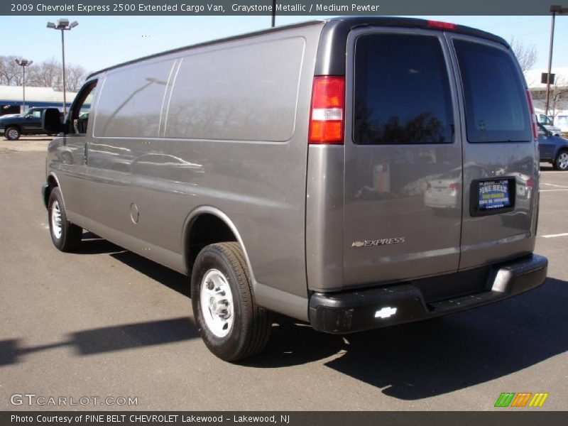 Graystone Metallic / Medium Pewter 2009 Chevrolet Express 2500 Extended Cargo Van