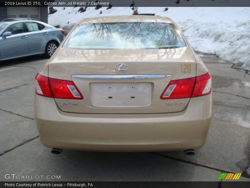 Golden Almond Metallic / Cashmere 2009 Lexus ES 350