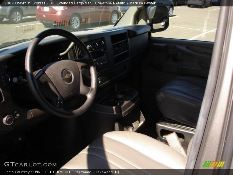 Graystone Metallic / Medium Pewter 2009 Chevrolet Express 2500 Extended Cargo Van