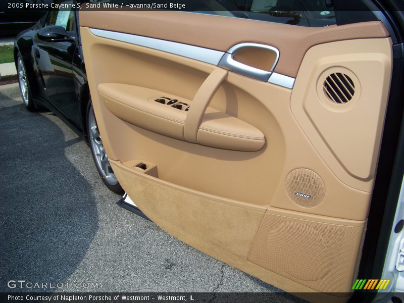 Sand White / Havanna/Sand Beige 2009 Porsche Cayenne S