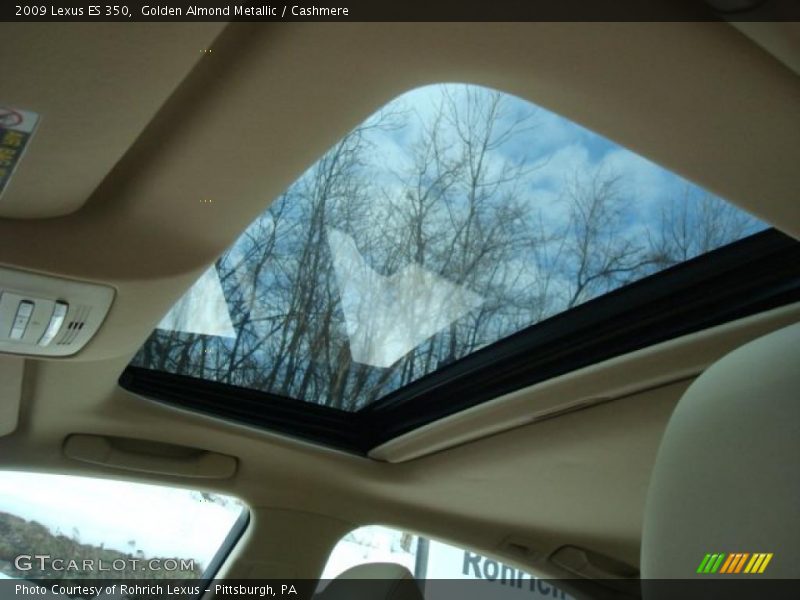 Golden Almond Metallic / Cashmere 2009 Lexus ES 350