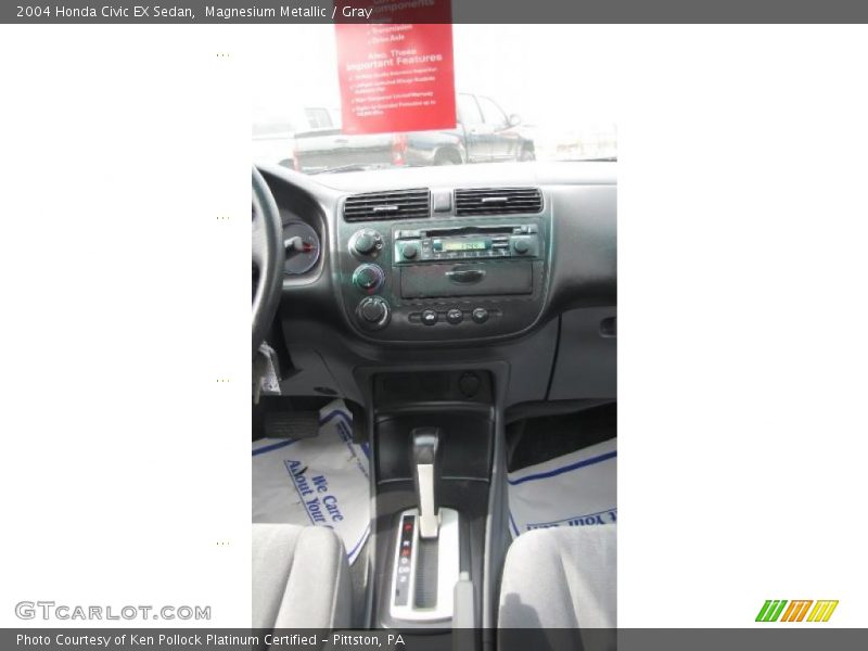 Magnesium Metallic / Gray 2004 Honda Civic EX Sedan