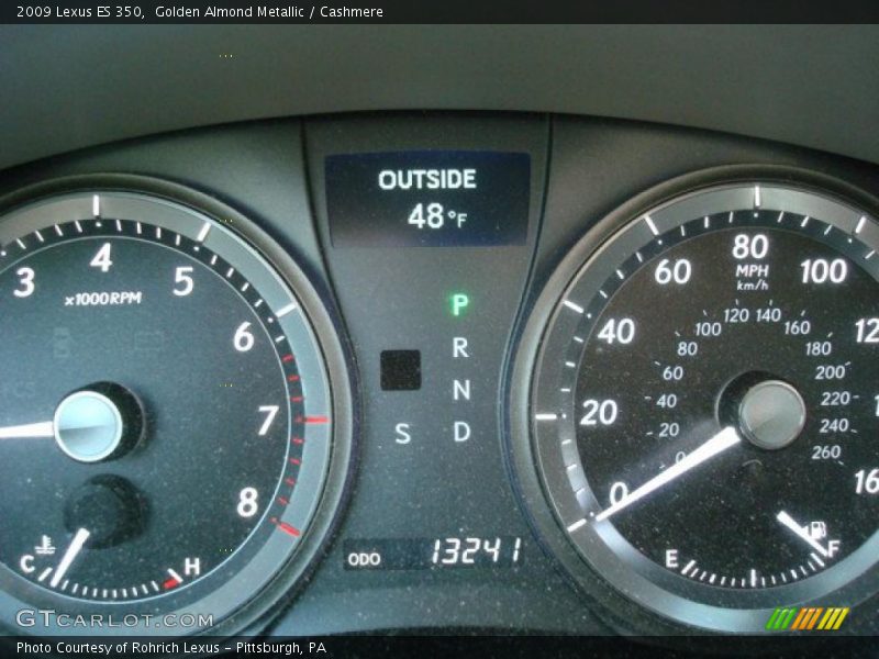 Golden Almond Metallic / Cashmere 2009 Lexus ES 350