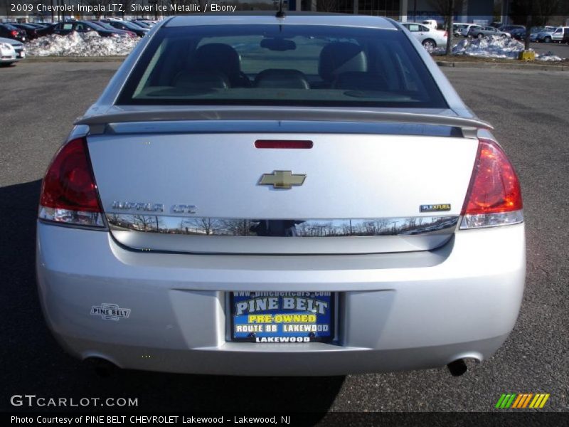 Silver Ice Metallic / Ebony 2009 Chevrolet Impala LTZ