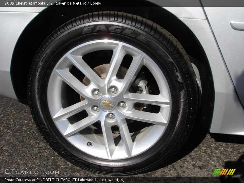 Silver Ice Metallic / Ebony 2009 Chevrolet Impala LTZ