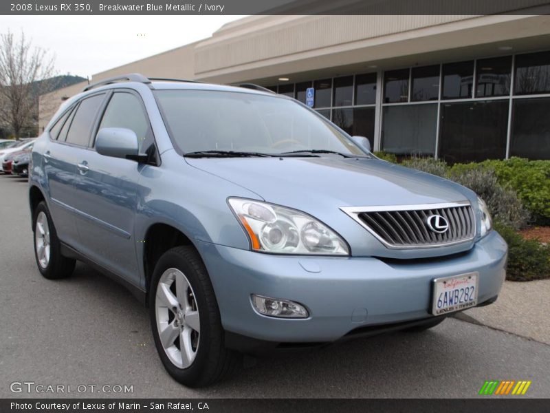 Breakwater Blue Metallic / Ivory 2008 Lexus RX 350