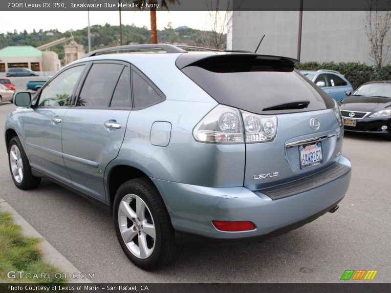 Breakwater Blue Metallic / Ivory 2008 Lexus RX 350