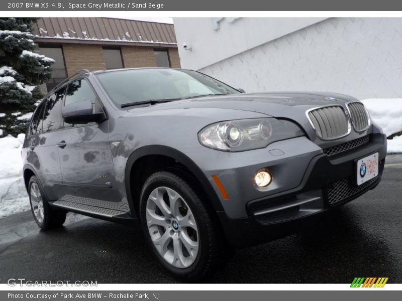 Space Grey Metallic / Sand Beige 2007 BMW X5 4.8i