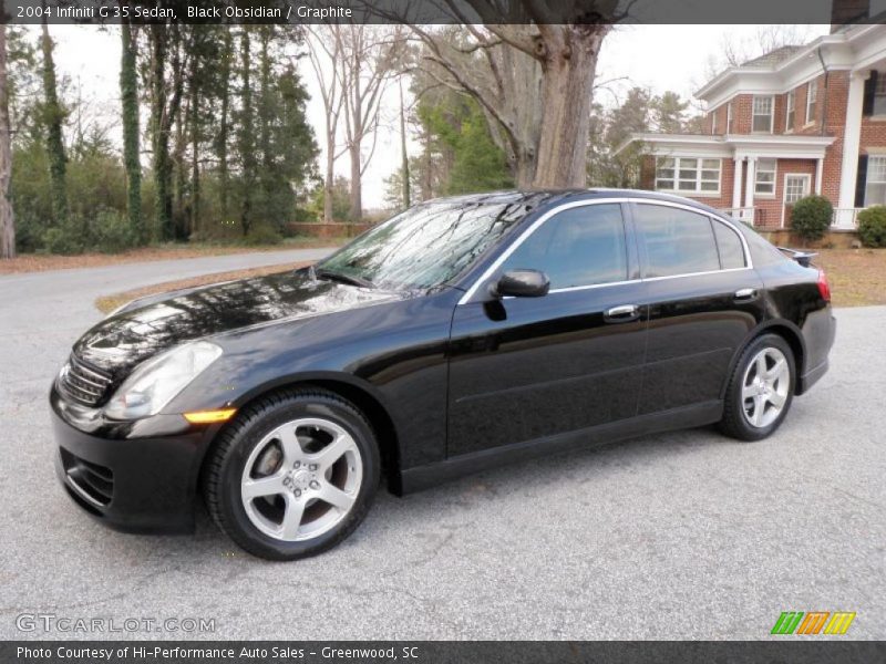 Black Obsidian / Graphite 2004 Infiniti G 35 Sedan