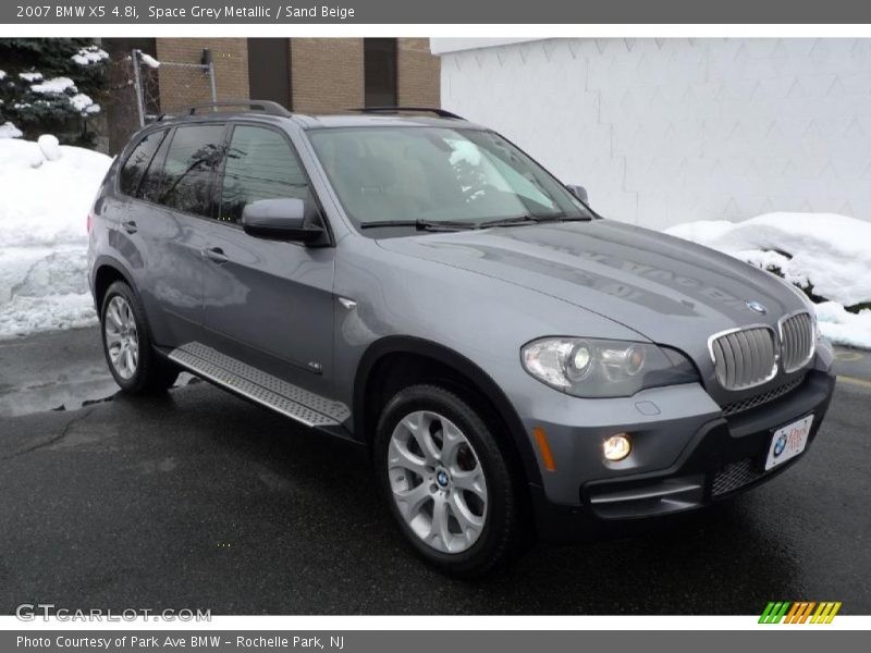 Space Grey Metallic / Sand Beige 2007 BMW X5 4.8i