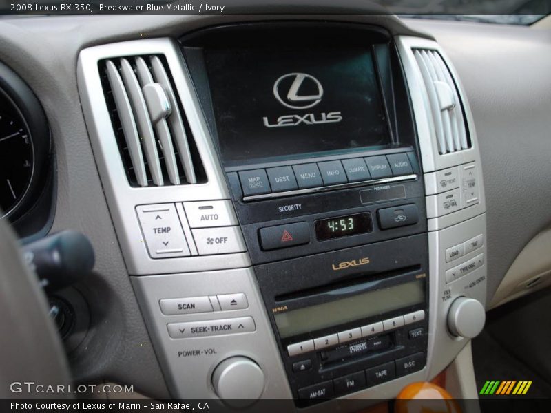 Breakwater Blue Metallic / Ivory 2008 Lexus RX 350