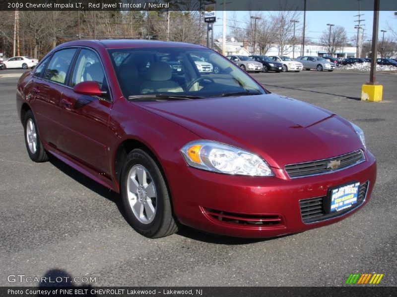 Red Jewel Tintcoat / Neutral 2009 Chevrolet Impala LT