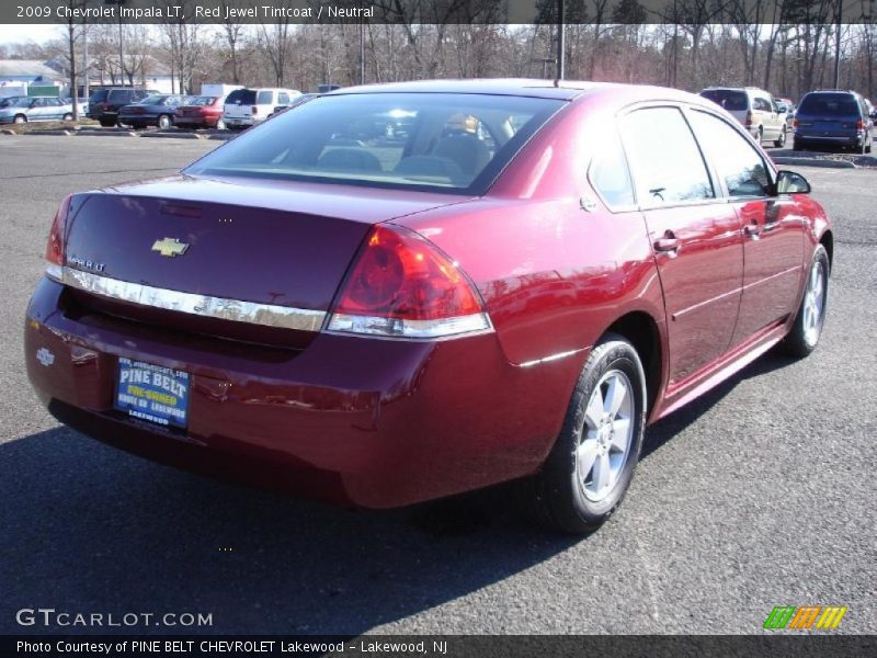 Red Jewel Tintcoat / Neutral 2009 Chevrolet Impala LT