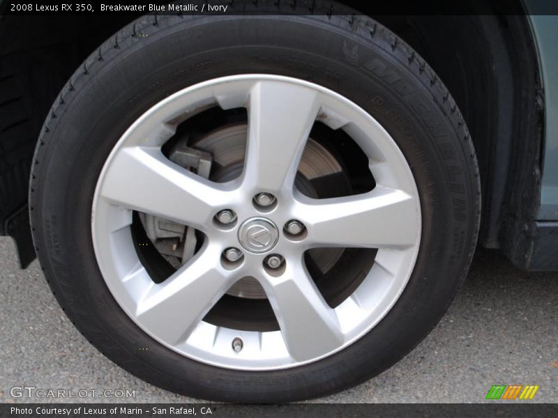 Breakwater Blue Metallic / Ivory 2008 Lexus RX 350