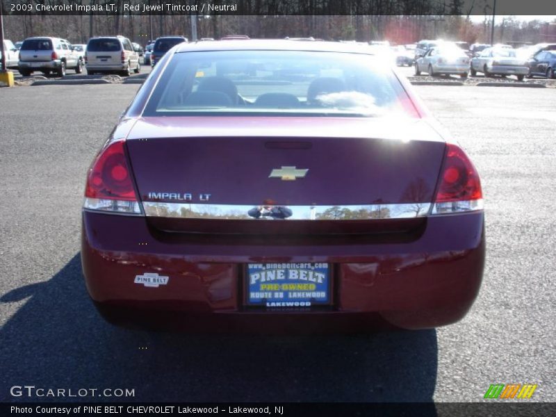 Red Jewel Tintcoat / Neutral 2009 Chevrolet Impala LT